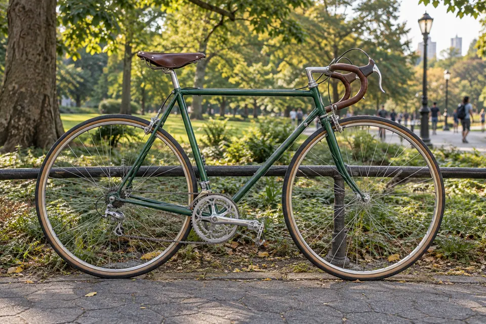 Source photograph of a road bicycle before background removal