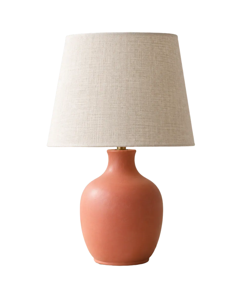 Actual transparent cutout of the ceramic lamp